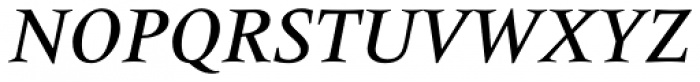 Meridien LT Std Medium Italic Font UPPERCASE
