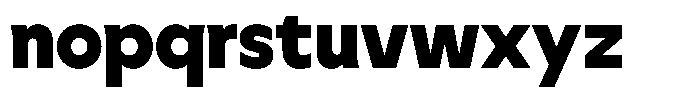 Meriko Black Font LOWERCASE