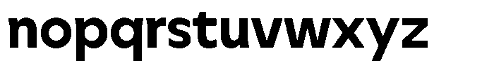 Meriko Bold Font LOWERCASE