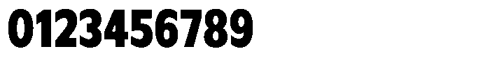 Meriko Condensed Black Font OTHER CHARS