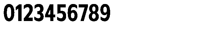 Meriko Condensed Bold Font OTHER CHARS