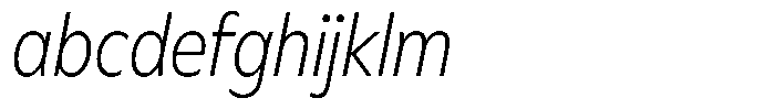 Meriko Condensed Extra Light Italic FONT