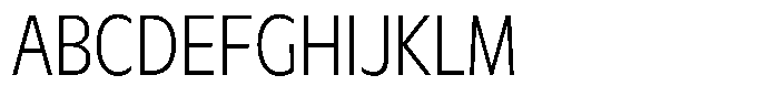Meriko Condensed Extra Light Font UPPERCASE