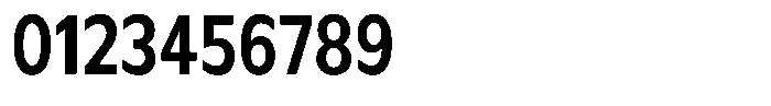 Meriko Condensed Semi Bold Font OTHER CHARS