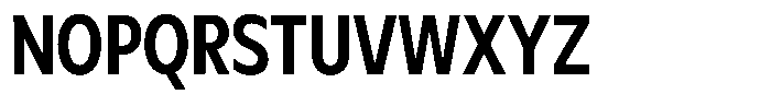 Meriko Condensed Semi Bold Font UPPERCASE