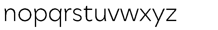 Meriko Extra Light Font LOWERCASE