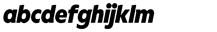 Meriko Semi Condensed Black Italic FONT