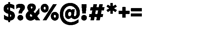 Meriko Semi Condensed Black Font OTHER CHARS