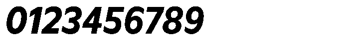 Meriko Semi Condensed Bold Italic Font OTHER CHARS