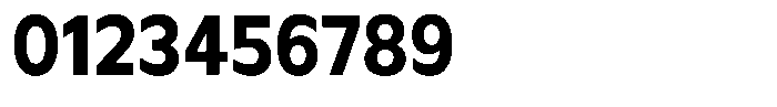 Meriko Semi Condensed Bold Font OTHER CHARS