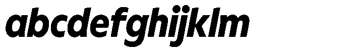 Meriko Semi Condensed Extra Bold Italic FONT