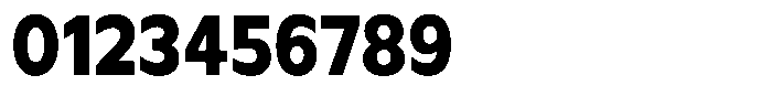 Meriko Semi Condensed Extra Bold Font OTHER CHARS