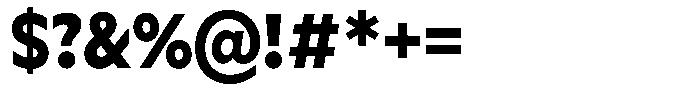 Meriko Semi Condensed Extra Bold Font OTHER CHARS