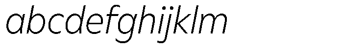 Meriko Semi Condensed Extra Light Italic FONT