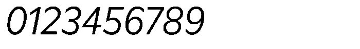 Meriko Semi Condensed Light Italic Font OTHER CHARS