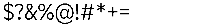 Meriko Semi Condensed Light Font OTHER CHARS