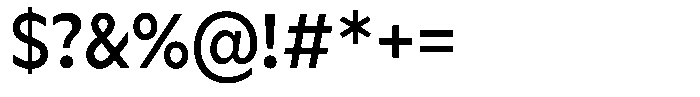 Meriko Semi Condensed Medium Font OTHER CHARS