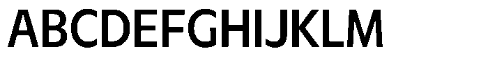Meriko Semi Condensed Medium Font UPPERCASE