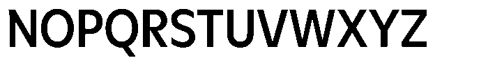 Meriko Semi Condensed Medium Font UPPERCASE