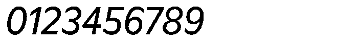 Meriko Semi Condensed Regular Italic Font OTHER CHARS