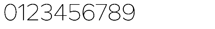 Meriko Thin Font OTHER CHARS