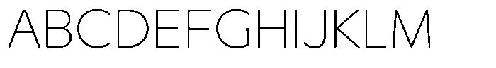 Meriko Thin Font UPPERCASE