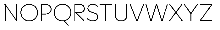 Meriko Thin Font UPPERCASE