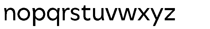 Meriko Variable Font LOWERCASE
