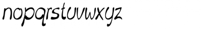 Merilee Condensed Italic Font LOWERCASE