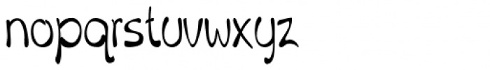 Merilee Condensed Regular Font LOWERCASE