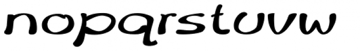 Merilee Expanded Bold Italic Font LOWERCASE