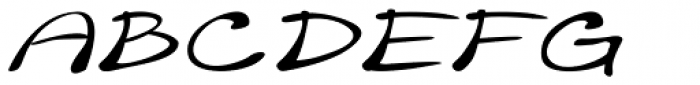 Merilee Extraexpanded Italic Font UPPERCASE
