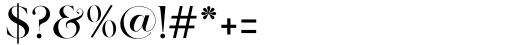 Meritta Serif Regular Font OTHER CHARS