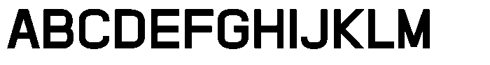 Meriva Bold Font UPPERCASE