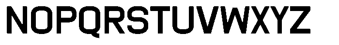 Meriva Bold Font UPPERCASE