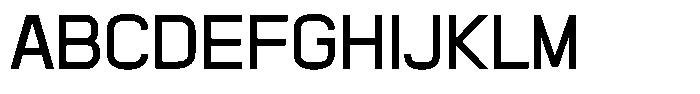 Meriva Regular Font UPPERCASE