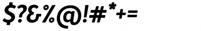 Merlo Neue Round Bold Italic Font OTHER CHARS