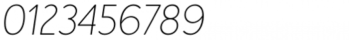Merlo Neue Round Thin Italic Font OTHER CHARS