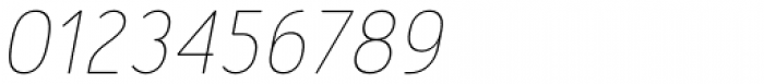 Merlo Thin Italic Font OTHER CHARS