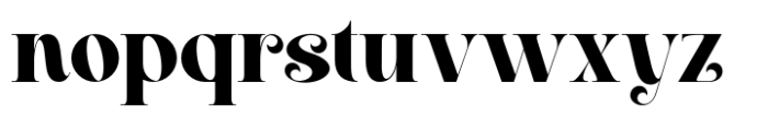 Merlovaz Font LOWERCASE