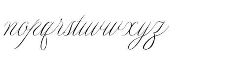 Merodine Font LOWERCASE