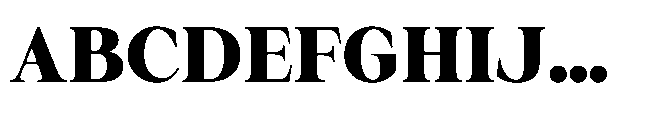 Merona Heavens Black Font UPPERCASE