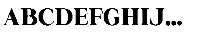 Merona Heavens Extra Bold Font UPPERCASE