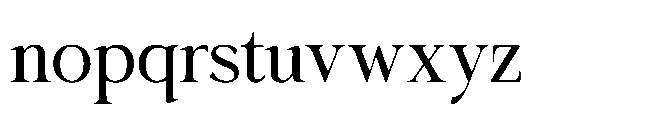 Merona Heavens Extra Light Font LOWERCASE