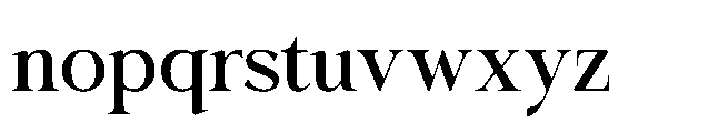 Merona Heavens Light Font LOWERCASE