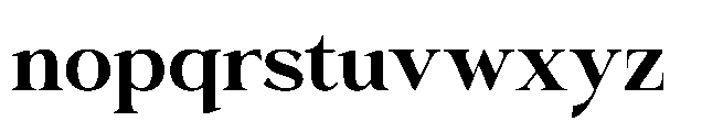 Merona Heavens Medium Font LOWERCASE