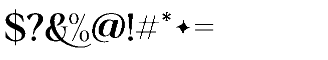 Merona Heavens Regular Font OTHER CHARS