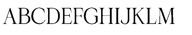 Merona Heavens Thin Font UPPERCASE
