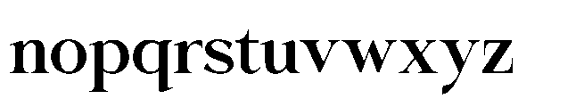 Merona Heavens Variable Thin Font LOWERCASE