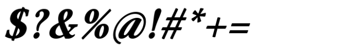 Merong Extra Bold Italic Font OTHER CHARS